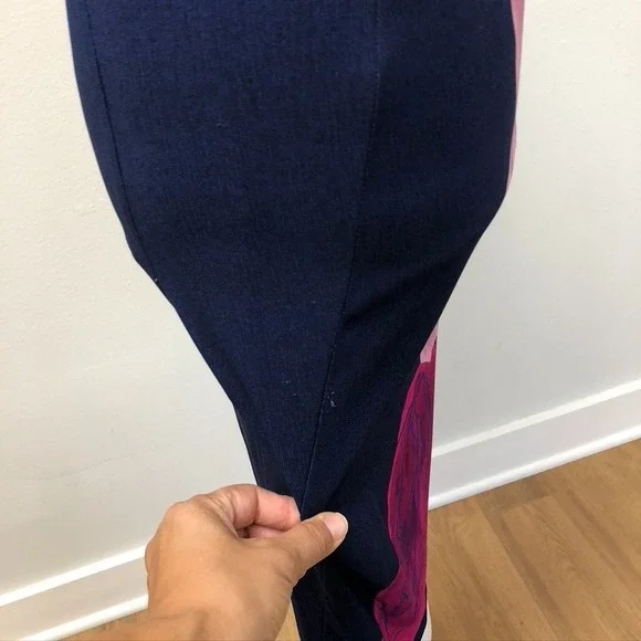 SportMax Midi Sheath Dress Womens 4 Sleeveless Floral Teacher Career Business - Picture 6 of 15